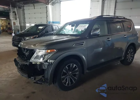 2017 Nissan Armada Sl from USA, damaged, VIN JN8AY2NC7H9501720